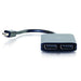 C2G Mini DisplayPort 1.2 to Dual DisplayPort MST Hub - Video/audio splitter - 2 x DisplayPort - desktop