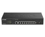 D-Link DGS 2000-10P - Switch - L3 - Managed - 8 x 10/100/1000 (PoE+) + 2 x combo Fast Ethernet/Gigabit SFP - rack-mountable - PoE+ (65 W)