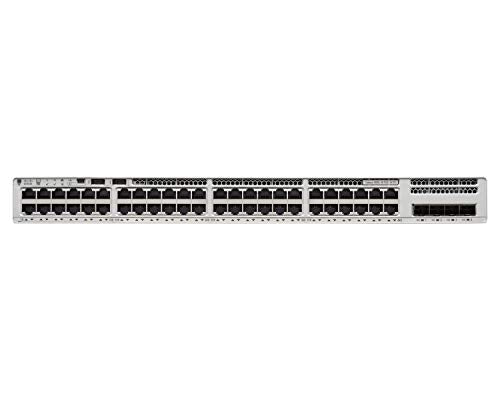 Cisco Catalyst 9200L - Network Essentials - switch - L3 - Managed - 48 x 10/100/1000 (PoE+) + 4 x 10 Gigabit SFP+ - rack-mountable - PoE+