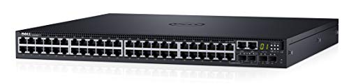 Dell Networking S3148P - Switch - L3 - Managed - 48 x 10/100/1000 (PoE+) + 2 x 10 Gigabit SFP+ + 2 x combo Gigabit SFP - front to back airflow - rack-mountable - PoE+ (30.8 W) - Dell Smart Value - with 1 Year Dell ProSupport