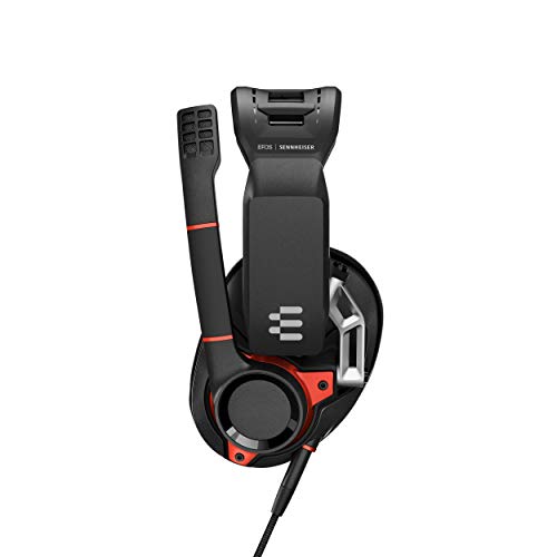 EPOS I SENNHEISER GSP 600 - Headset - full size - wired - 3.5 mm jack - black, red