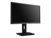 Acer B246HYL - LED monitor - 23.8" - 1920 x 1080 Full HD (1080p) @ 60 Hz - IPS - 250 cd/m - 6 ms - HDMI, DVI, VGA - speakers - dark grey