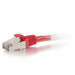 C2G Cat5e Booted Shielded (STP) Network Patch Cable - Patch cable - RJ-45 (M) to RJ-45 (M) - 10 m - STP - CAT 5e - molded - red