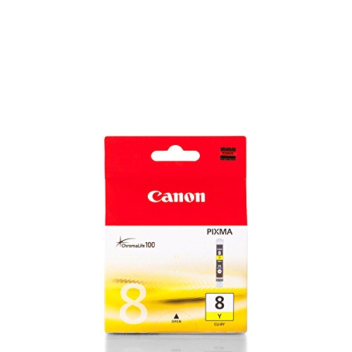 Canon CLI-8 Y - 0623B001 - 1 x Yellow - Ink tank - For PIXMA iP3500,iP4500,iP5300,MP510,MP520,MP610,MP960,MP970,MX700,MX850,Pro9000