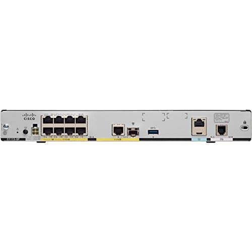 Cisco Integrated Services Router 1113 - Router - DSL modem - 8-port switch - GigE - WAN ports: 2