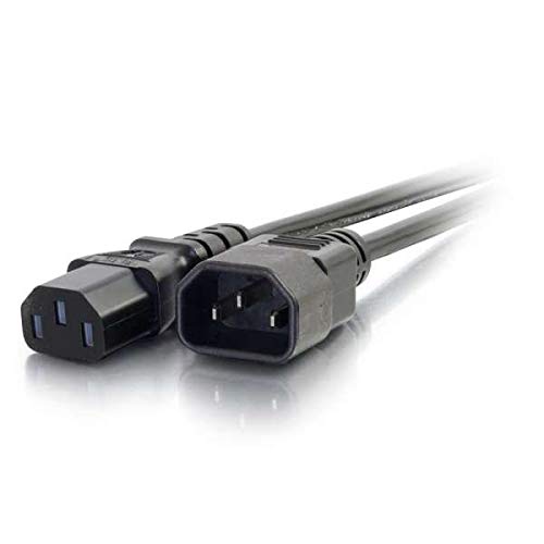 C2G Computer Power Cord Extension - Power extension cable - IEC 60320 C13 to IEC 60320 C14 - AC 250 V - 2 m