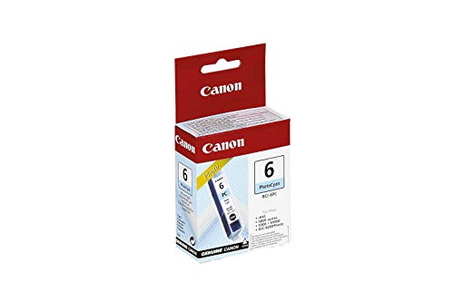 Canon BCI-6P C - 4709A002 - 1 x Photo Cyan - Ink tank - For BJi905,S800,S820,S830,S900, i90X,96X,990,99XX, PIXMA iP6000,iP8500, S820,830