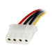 StarTech 12in SATA to Molex LP4 Power Adapter