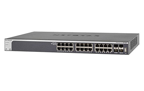 NETGEAR Smart XS728T - Switch - L3 Lite - smart - 24 x 10GBase-T + 4 x 10 Gigabit SFP+ - desktop, rack-mountable