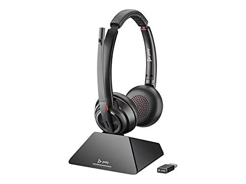 Poly Savi 8220 Wireless Stereo Headset  USB