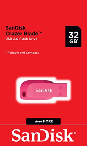 SanDisk Cruzer Blade - USB flash drive - 32 GB - USB 2.0 - electric green