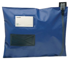 Best Value GoSecure Flat Mailing Pouch 355 x 381 mm Blue