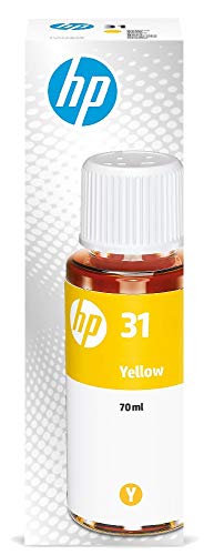 HP 1VU28AE 31 Yellow Ink Bottle 8K