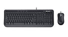 Best Value Microsoft Wired Desktop 600 Keyboard and Mouse Set, UK Layout - Black