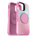 OtterBox Otter + Pop Symmetry Series - Back cover for mobile phone - polycarbonate, synthetic rubber - daydreamer pink graphic