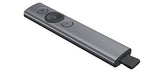 Logitech Spotlight Plus - Presentation remote control - 3 buttons - slate