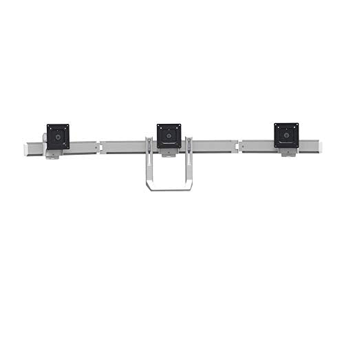 Ergotron HX Triple Monitor Bow Kit - Mounting component (handle, 3 pivots, hinge) for 3 monitors - white - screen size: up to 24"