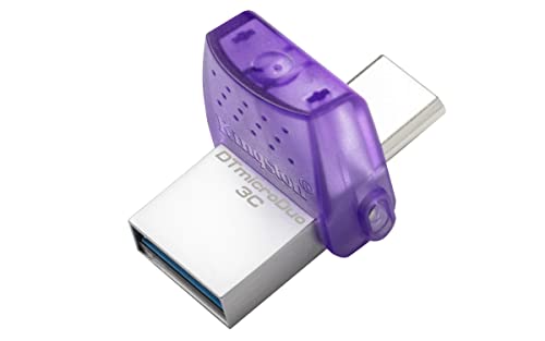 Kingston DataTraveler microDuo 3C - USB flash drive - 256 GB - USB 3.2 Gen 1 / USB-C