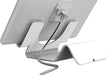 Compulocks Universal Tablet Holder Display With Keyed Cable Lock - Stand - for tablet - lockable - high-grade aluminium - white - surface mountable