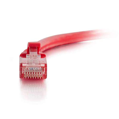 C2G Cat6 Booted Unshielded (UTP) Network Patch Cable - Patch cable - RJ-45 (M) to RJ-45 (M) - 5 m - UTP - CAT 6 - molded, snagless, stranded - red