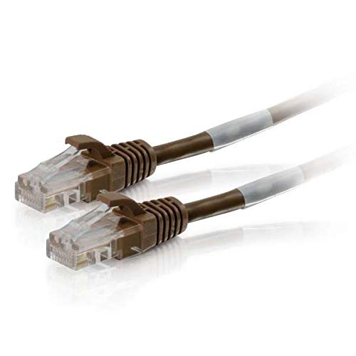 C2G Cat5e Booted Unshielded (UTP) Network Patch Cable - Patch cable - RJ-45 (M) to RJ-45 (M) - 10 m - UTP - CAT 5e - molded, snagless, stranded - brown