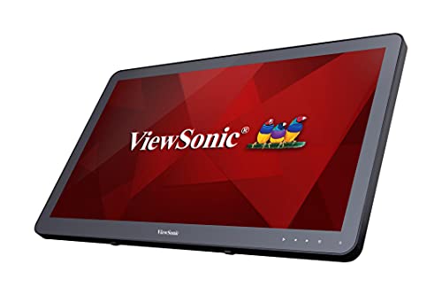 Viewsonic TD2430 - LED monitor - 24" (23.6" viewable) - touchscreen - 1920 x 1080 Full HD (1080p) - VA - 3000:1 - HDMI, VGA, DisplayPort - speakers