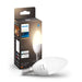 Philips Hue White - LED light bulb - shape: candle - E14 - 5.5 W (equivalent 40 W) - class F - soft warm white light - 2700 K