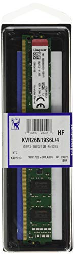 Kingston ValueRAM - DDR4 - module - 4 GB - DIMM 288-pin very low profile - 2666 MHz / PC4-21300 - CL19 - 1.2 V - unbuffered - non-ECC