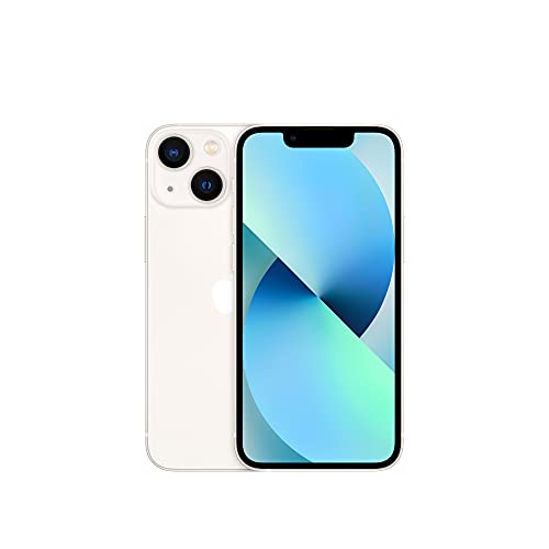 Apple iPhone 13 mini - Smartphone - dual-SIM - 5G NR - 512 GB - 5.4" - 2340 x 1080 pixels (476 ppi) - Super Retina XDR Display - 2x rear cameras 12 MP front camera - starlight