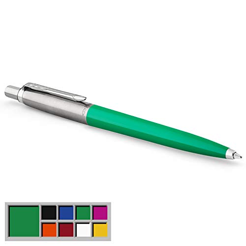 Parker Jotter Originals Ballpoint Pen Collection, 90s Retro Green Finish, Medium Point, Blue Ink, 1 Count