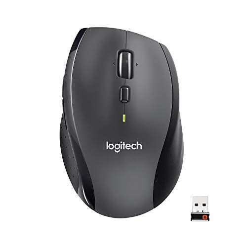 Logitech Marathon M705 - Mouse - right-handed - laser - wireless - 2.4 GHz - USB wireless receiver