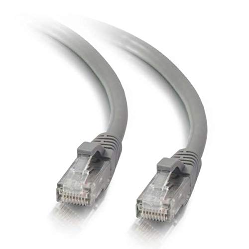 C2G Cat5e Booted Unshielded (UTP) Network Patch Cable - Patch cable - RJ-45 (M) to RJ-45 (M) - 50 m - UTP - CAT 5e - molded, snagless, stranded - grey