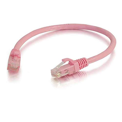 C2G Cat5e Booted Unshielded (UTP) Network Patch Cable - Patch cable - RJ-45 (M) to RJ-45 (M) - 7 m - UTP - CAT 5e - molded, snagless, stranded - pink