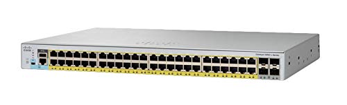 Cisco Catalyst 2960L-SM-48PS - Switch - L3 - smart - 48 x 10/100/1000 (PoE+) + 4 x 1 Gigabit Ethernet SFP+ - rack-mountable - PoE+ (370 W)