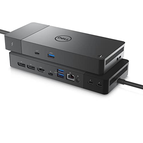 Dell WD22TB4 - Docking station - Thunderbolt - HDMI, DP, Thunderbolt - GigE - 180 Watt - Brown Box