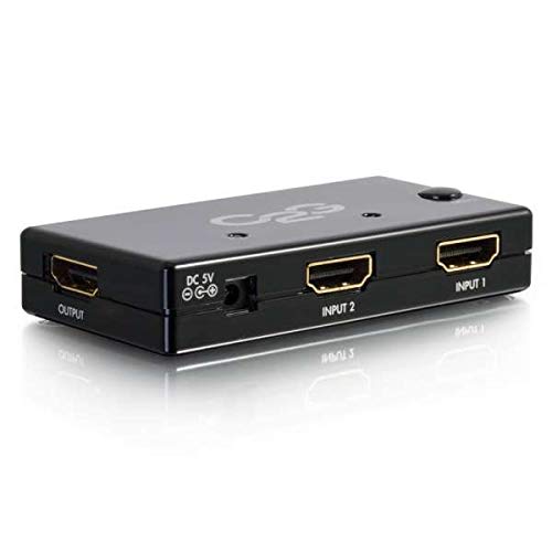 C2G 2-Port HDMI Auto Switch - Video/audio switch - 2 x HDMI - desktop