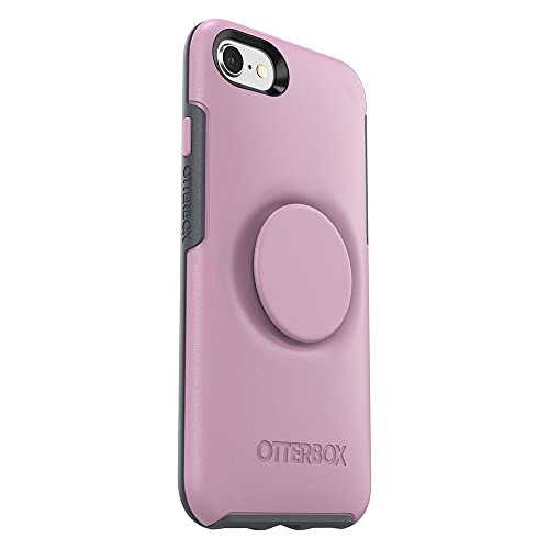 OtterBox Otter + Pop Symmetry Series - Back cover for mobile phone - polycarbonate, synthetic rubber - mauveolous - for Apple iPhone 7, 8, SE (2nd generation)