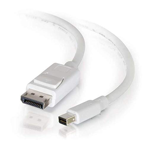 C2G 1m Mini DisplayPort to DisplayPort Adapter Cable 4K UHD - White - DisplayPort cable - Mini DisplayPort (M) to DisplayPort (M) - 1 m - white