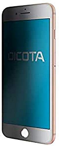 DICOTA Secret - Screen protector for mobile phone - with privacy filter - 4-way - transparent - for Apple iPhone 8 Plus