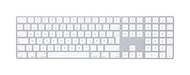 Apple Magic Keyboard with Numeric Keypad - Keyboard - Bluetooth - English - silver - for 10.2-inch iPad, 10.5-inch iPad Air, 10.9-inch iPad Air, iPad mini 5, iPhone 11, 12, SE, XR