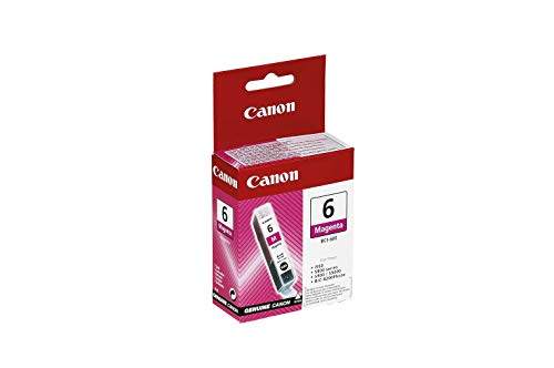 Canon BCI-6 M - 4707A002 - 1 x Magenta - Ink tank - For BJS820, i990,99XX, PIXMA IP3000,IP4000,iP5000,iP6000,iP8500,MP750,MP760,MP780