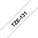 Best Value Brother TZe-111 Labelling Tape Cassette, 6 mm (W) x 8 m (L), Laminated, Brother Genuine Supplies - Black on Clear