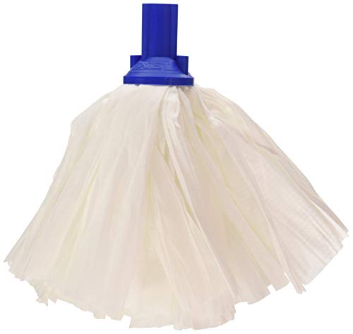 Best Value EXEL CNT03461 PSBU1210P Standard Big Mop, White and Blue (Pack of 10)