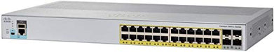 Cisco Catalyst 2960L-24PQ-LL - Switch - Managed - 24 x 10/100/1000 (PoE+) + 4 x 1 Gigabit / 10 Gigabit SFP+ - desktop, rack-mountable - PoE+ (195 W)