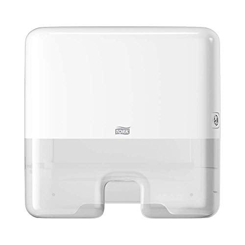 Best Value Tork Xpress Multifold Mini Hand Towel Dispenser 552100, Elevation Design - H2 Paper Towel Dispenser, Single Dispensing, Compact, White