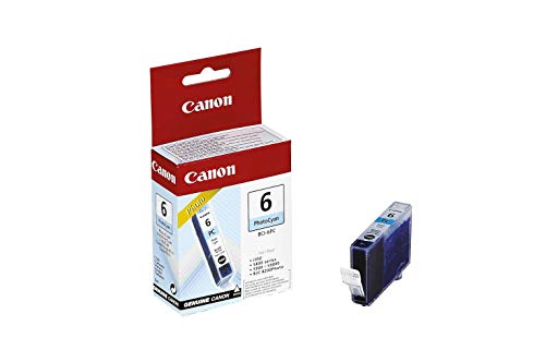 Canon BCI-6P C - 4709A002 - 1 x Photo Cyan - Ink tank - For BJi905,S800,S820,S830,S900, i90X,96X,990,99XX, PIXMA iP6000,iP8500, S820,830