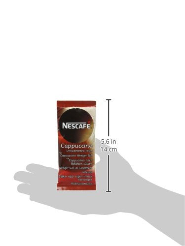 Best Value NESCAF GOLD Unsweetened Cappuccino Sachets, 50 sachets x14.2g