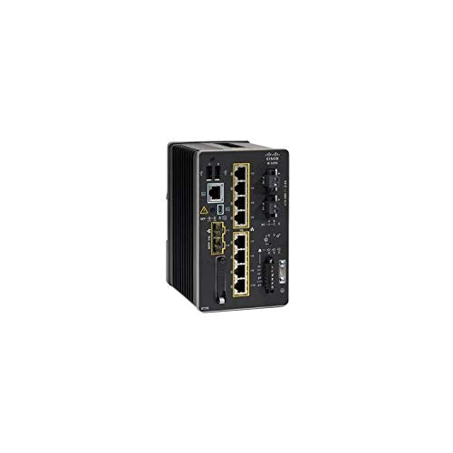 Cisco Catalyst IE3200 Rugged Series - Network Essentials - switch - Managed - 8 x 10/100/1000 + 2 x Gigabit SFP - DIN rail mountable - DC power