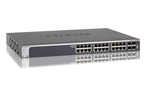 NETGEAR Smart XS728T - Switch - L3 Lite - smart - 24 x 10GBase-T + 4 x 10 Gigabit SFP+ - desktop, rack-mountable