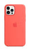 Apple Case with MagSafe - Back cover for mobile phone - silicone - pink citrus - for iPhone 12, 12 Pro